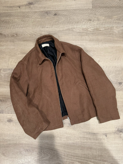 Pre-owned James Coward Site Jacket - Goa Heavyweight Linen In Brown