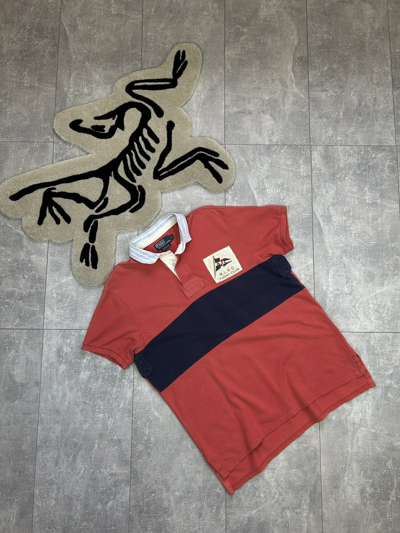 Pre-owned Polo Ralph Lauren X Vintage Mens Vintage Polo Ralph Laurent Polos P.l.r.c. Yacht Club Tee (size Large) In Multicolor