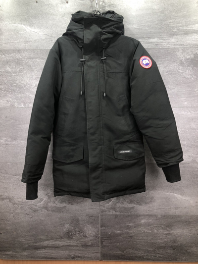 Pre-owned Canada Goose Men's Down Parka Jacket Size S In Black