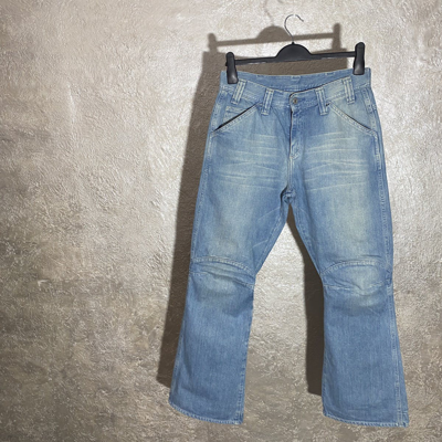 Pre-owned Avant Garde X G Star Raw Shortcut Elwood Boot Cut G Star Raw Vintage Denim Jeans In Blue