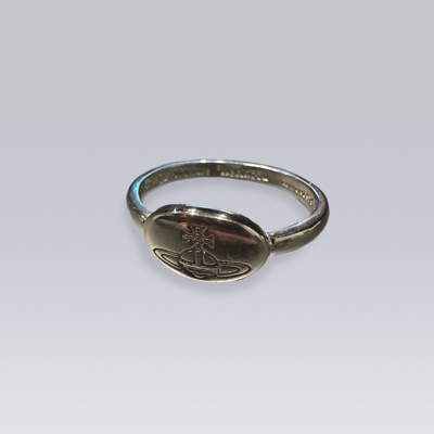 Pre-owned Vivienne Westwood Silver  Orb Ring: Size 10