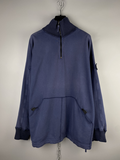 Pre-owned Archival Clothing 1996 Stone Island Vintage Archive Jumper Sweater In Navy