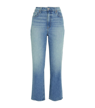 Paige Noella High-rise Straight Jeans In Blue