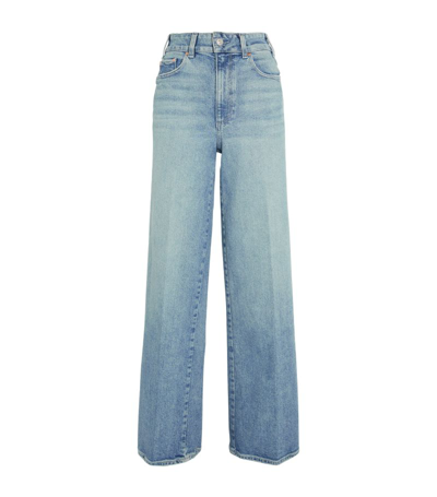 Paige Sasha High-rise Straight Jeans In Blue