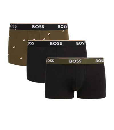 Hugo Boss Boss Power Trunks (pack Of 3) In Multi