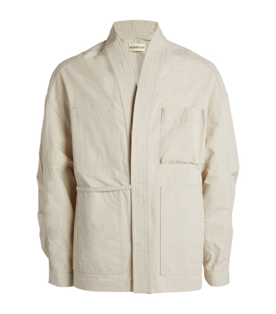 Mordecai Kimono Field Jacket In Beige