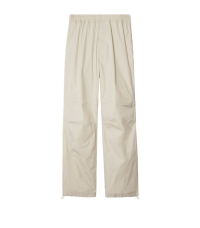 Burberry Elasticated-waist Trousers In Ivory