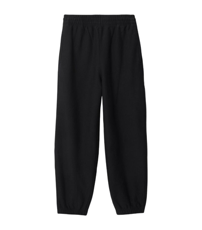 Burberry Cotton Sweatpants In Black