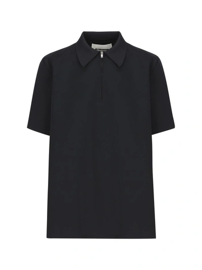 Jil Sander T-shirt And Polo In Black