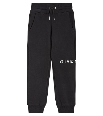 Givenchy Kids' Jogginghose Aus Jersey In Schwarz