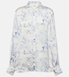 Khaite Minta Printed Shirt In White