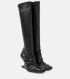 RICK OWENS LEATHER BOOTS