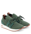 Loro Piana 360 Lp Flexy Walk Mesh Trainers In Green