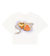 Stella Mccartney Printed Cotton T-shirt In White