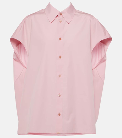 Marni Hemd Aus Baumwollpopeline In Pink