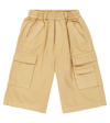 Marc Jacobs Cotton Bermuda Shorts In Beige
