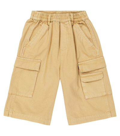 Marc Jacobs Kids' 棉质百慕大短裤 In Beige