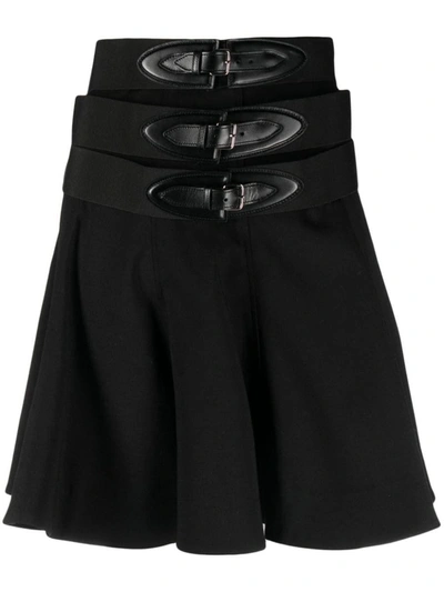 Alaïa Alaia Cotton Flared Skirt In Black
