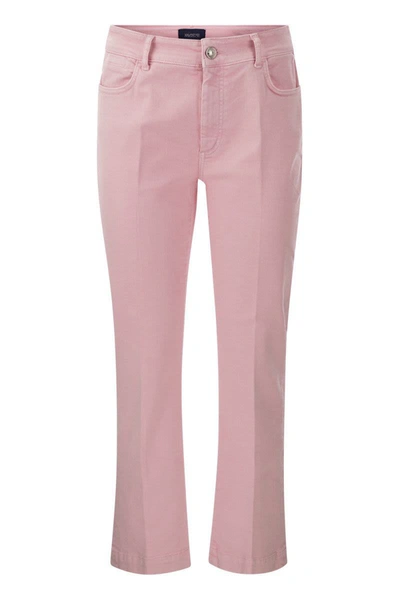 Sportmax Nilly - Five-pocket Mini Flare Trousers In Pink
