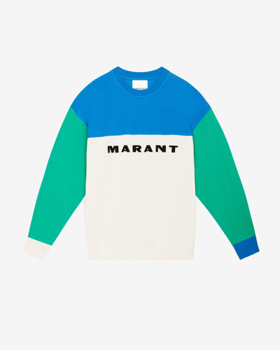 Isabel Marant Sweatshirt Aftone In Grün