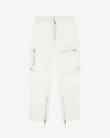 Isabel Marant Off-white Niels Cargo Pants In Weiss