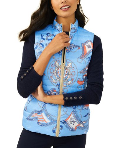 J.mclaughlin Tahoe Vest In Blue