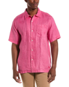 Tommy Bahama Sea Glass Short Sleeve Button-up Linen Camp Shirt