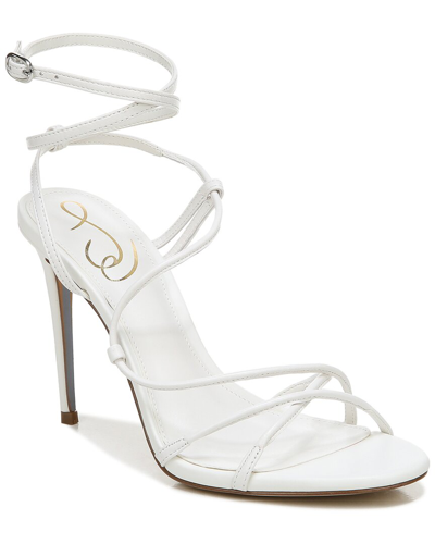 Sam Edelman Sareena Leather Strappy Sandal In White