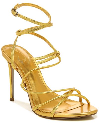 Sam Edelman Sareena Leather Strappy Sandal In Yellow