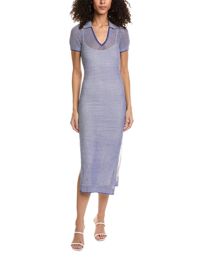 Staud Oceane Dress In Blue