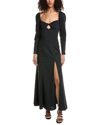 Staud Josephine Dress In Black