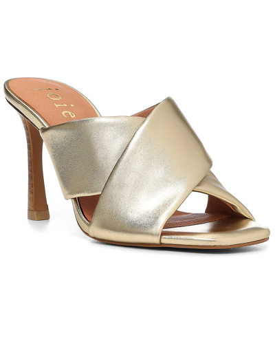 Joie Luce Leather Sandal In Yellow