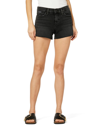 HUDSON HUDSON JEANS GEMMA MID-RISE JET BLACK SHORT