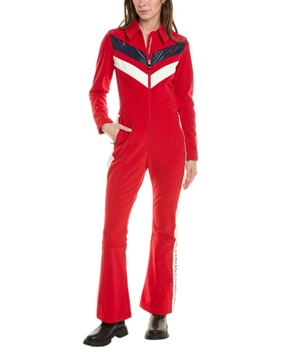 Perfect Moment Red Montana Flared Leg Ski Suit
