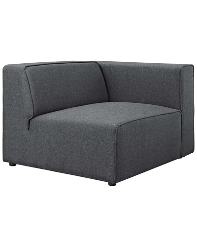 Modway Mingle Fabric Right-facing Sofa In Gray