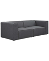 Modway Mingle 2pc Upholstered Fabric Sectional Sofa Set