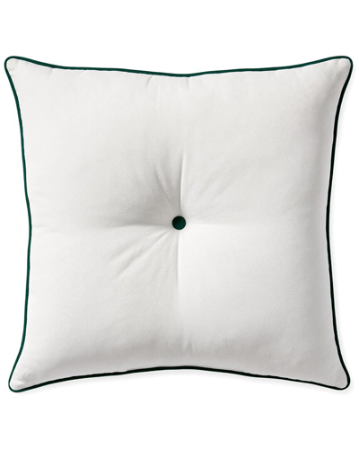 Serena & Lily Sunbrella¨ Lido Stripe Pillow Cover In White