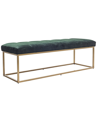 Moe's Home Collection Katie Bench In Green