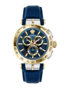 Versace Aion Chrono Leather Watch