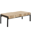 Safavieh Alexander Rectangular Contemporary Rustic Coffee Table