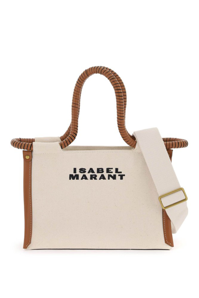 Isabel Marant Toledo Small Top Handle Bag In Beige