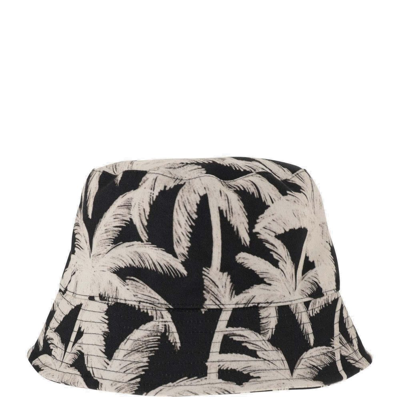 Palm Angels Palm Tree Printed Bucket Hat In Multi