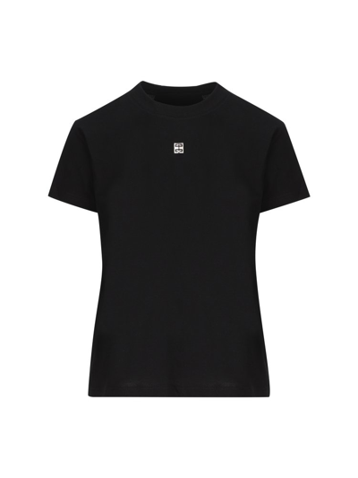 GIVENCHY GIVENCHY 4G PLAQUE CREWNECK T