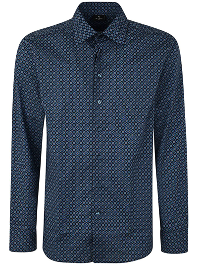 Etro Roma Shirt In Blue