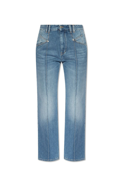Isabel Marant Nadege Straight-leg Jeans In Blue