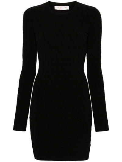 Valentino Women's Toile Iconographe Stretched Viscose Dress In Black