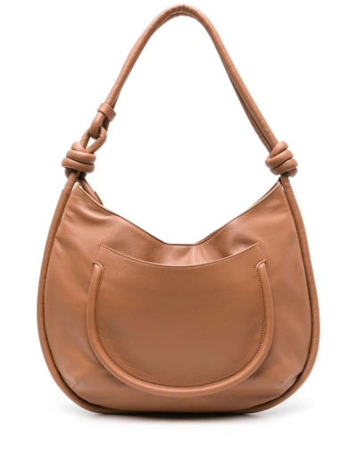 Zanellato Demi' S Leather Shoulder Bag In Beige