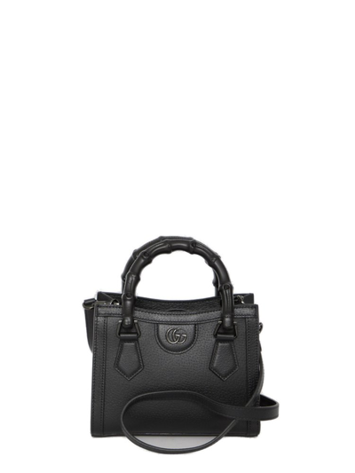 Gucci Diana Mini Tote Bag In Black