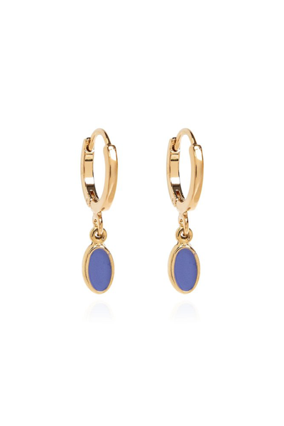Isabel Marant Hoop Drop Earrings In Gold