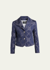 ETRO FLORAL-PRINT FITTED JACKET